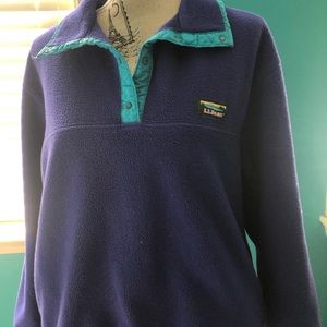 Women’s large L.L. Bean snap pullover